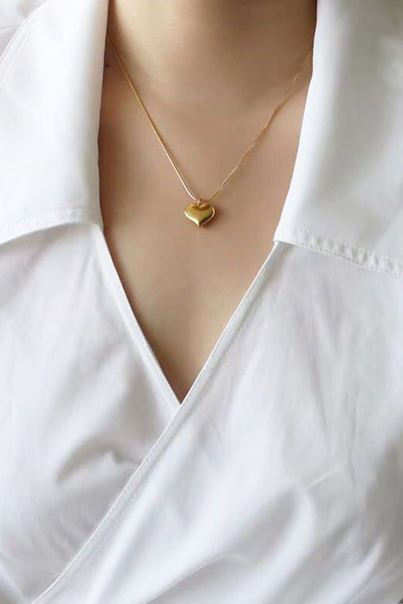 BerryBetty - Three-dimensional Heart Necklace