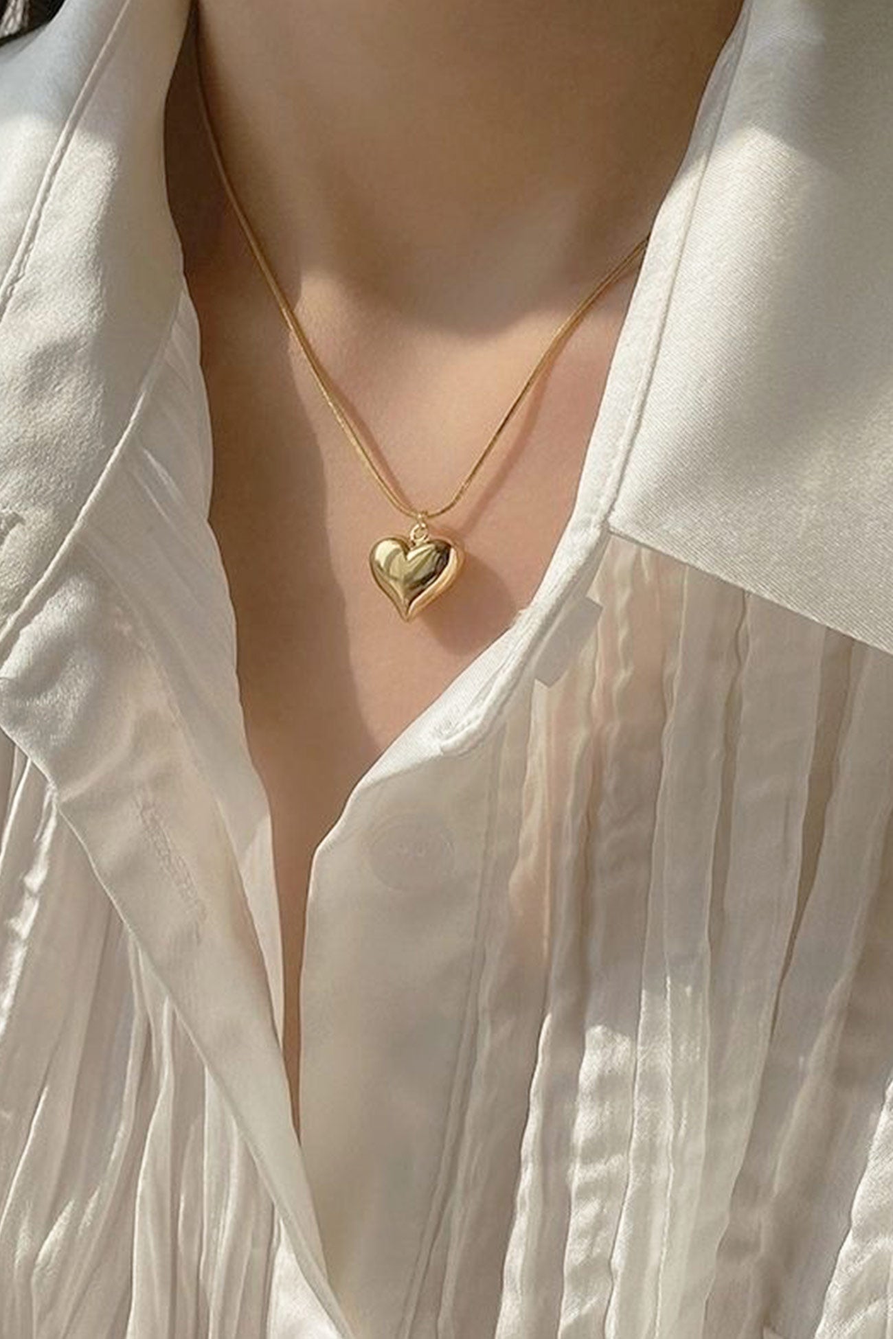 BerryBetty - Three-dimensional Heart Necklace