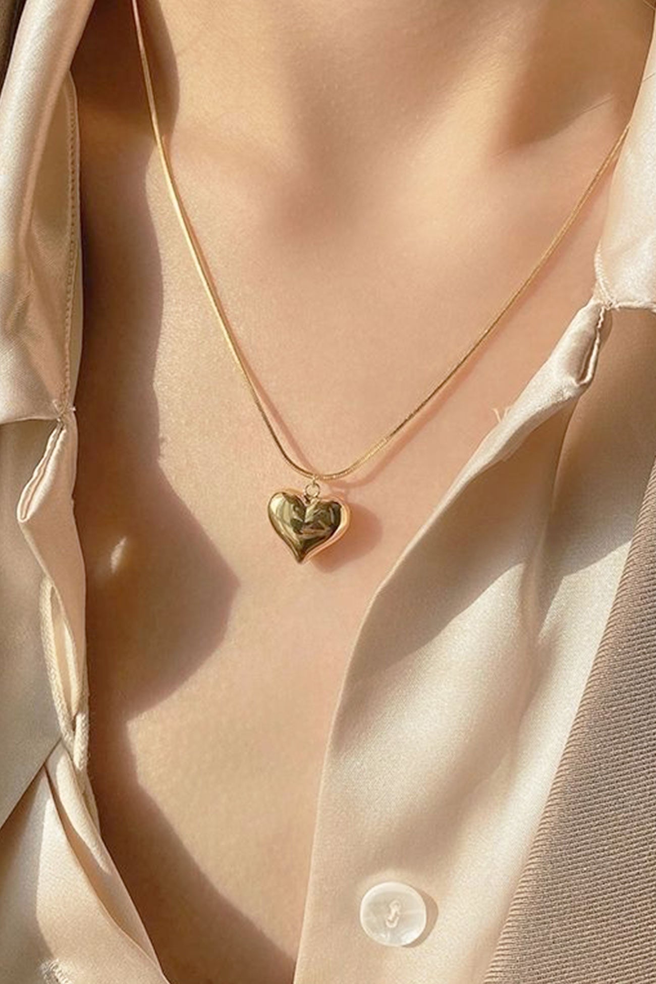 BerryBetty - Three-dimensional Heart Necklace