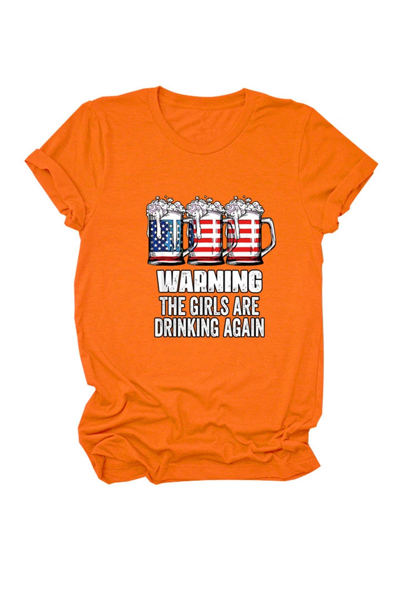 BerryBetty - Warning The Girls Are Printed T-Shirt