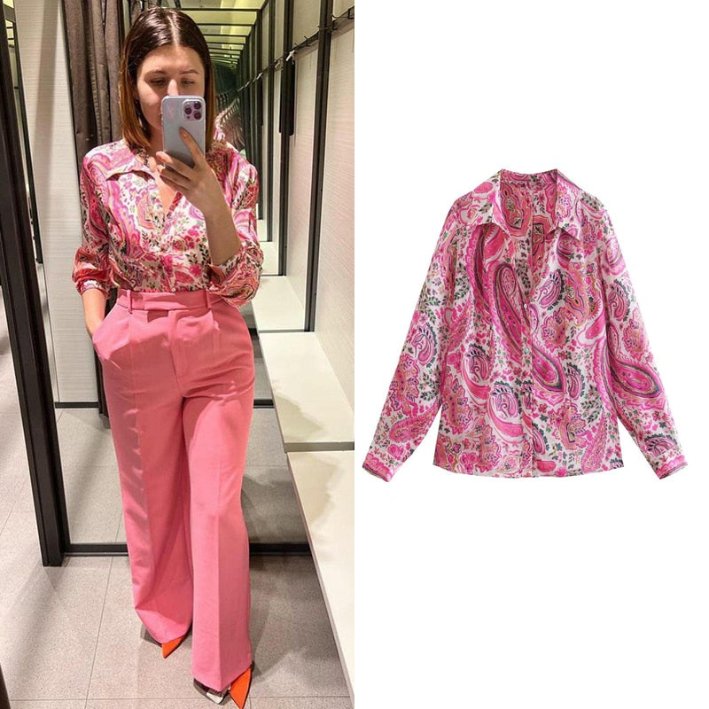 BerryBetty - women satin blouse long sleeve zebra print shirts vintage office ladies tops femme chandails fashion blusa de mujer Chandails