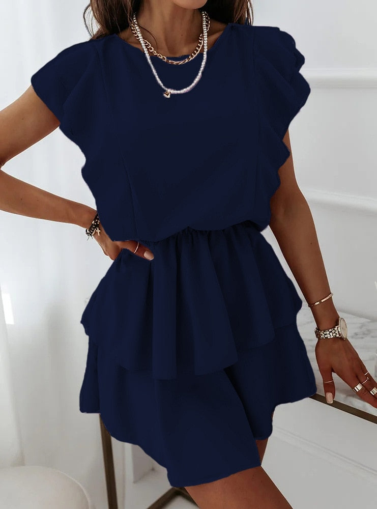BerryBetty - Sexy Long Evening Dress Elegant Dress For Women V-neck Side Split Party Dresses Female Summer Fashion Casual Club Ladies Clothes
