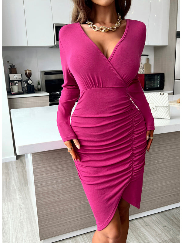 BerryBetty - Women's fashionable casual sexy versatile knitted dress
