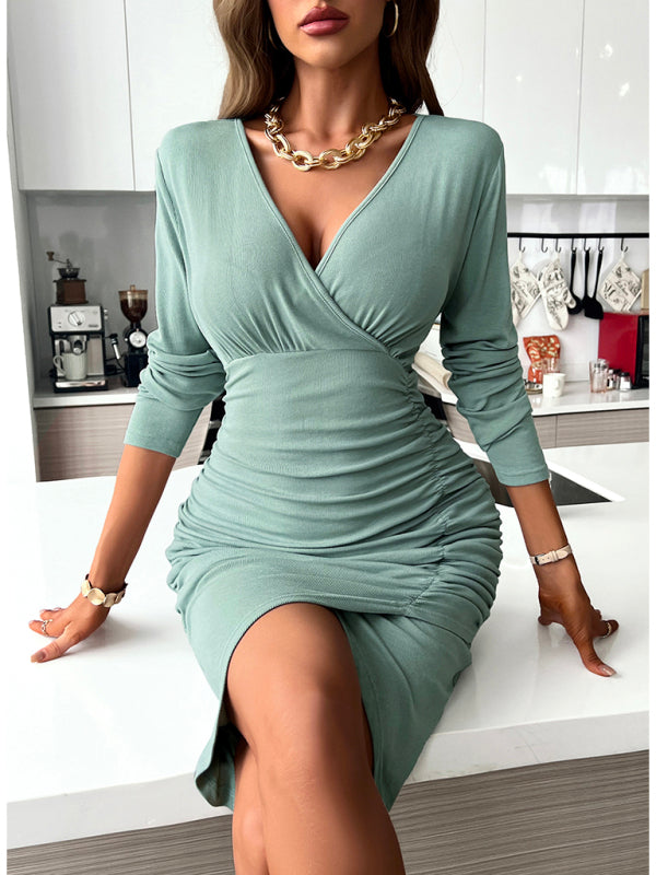 BerryBetty - Women's fashionable casual sexy versatile knitted dress