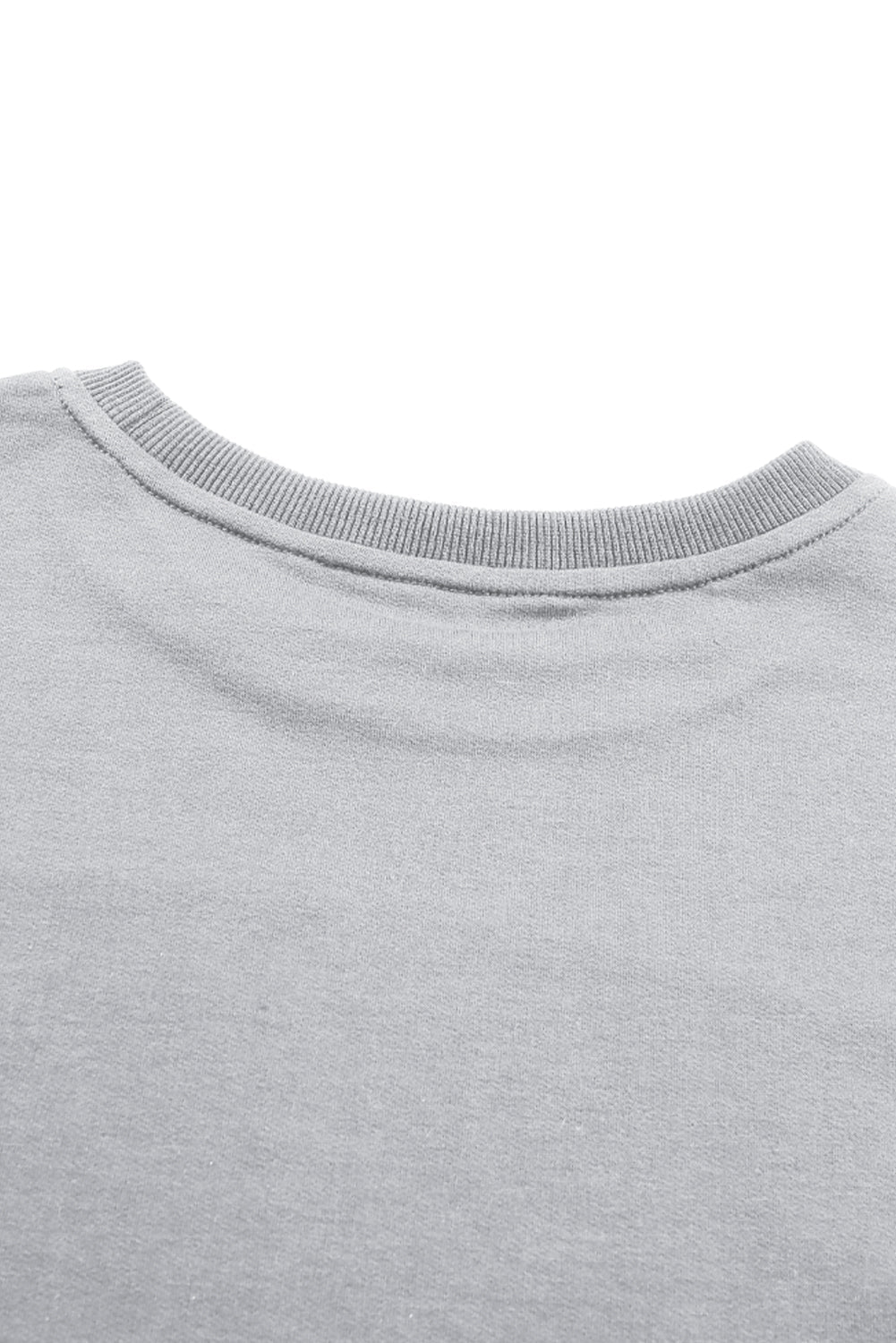 BerryBetty - Light Grey Solid Criss Cross Crop Top and Pants Active Set Loungewear