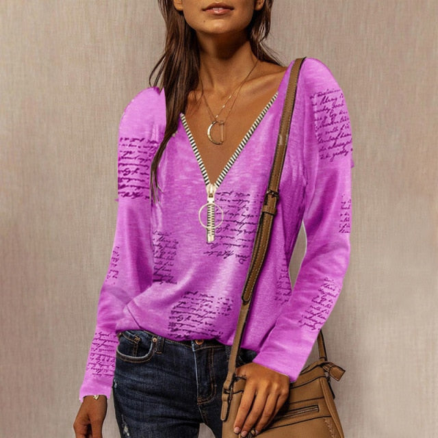 BerryBetty - Summer Shirts For Women Fashion V Neck Patchwork Loose T Shirt Female Short Sleeve Top Ladies Tee Plus Size Shirt Pullover