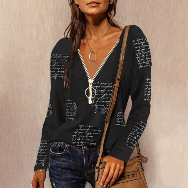 BerryBetty - Summer Shirts For Women Fashion V Neck Patchwork Loose T Shirt Female Short Sleeve Top Ladies Tee Plus Size Shirt Pullover