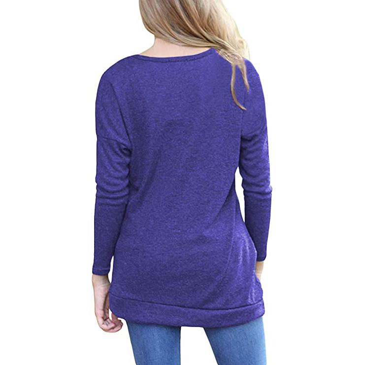BerryBetty - Women's Casual Long Sleeve Tunic Tops