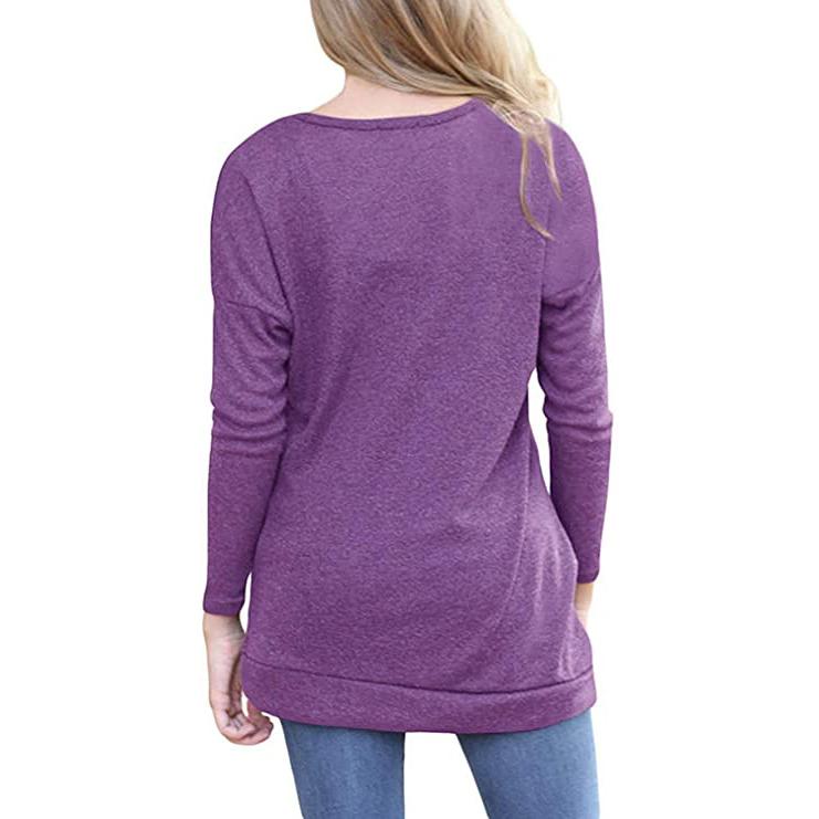 BerryBetty - Women's Casual Long Sleeve Tunic Tops