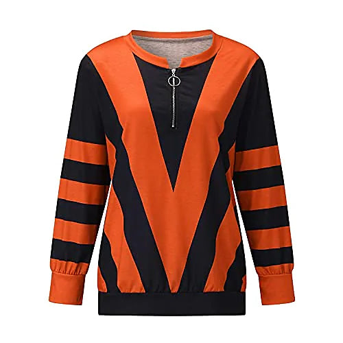 BerryBetty - Women's Zip Shirt Long Sleeve