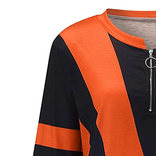 BerryBetty - Women's Zip Shirt Long Sleeve