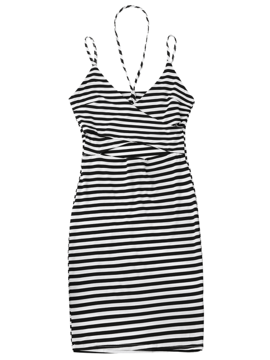 BerryBetty - Gorgeous Cut Out Striped Cami Dress