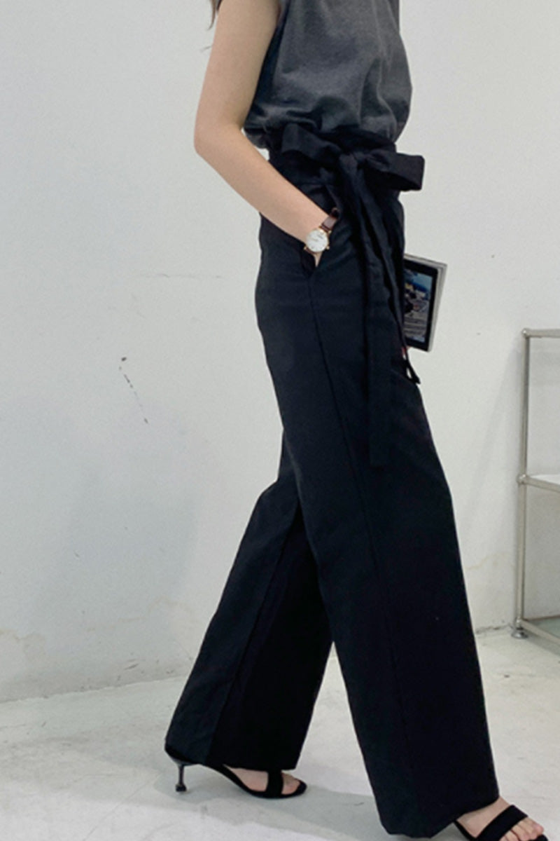 BerryBetty - Tied Waist Pants