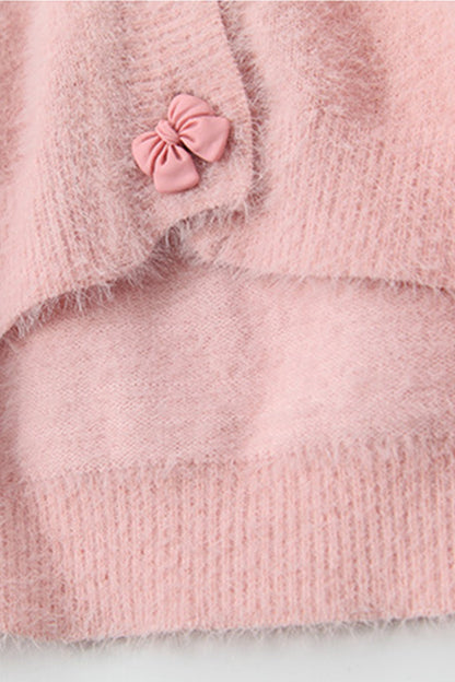 BerryBetty - V Neck Solid Color Cardigan
