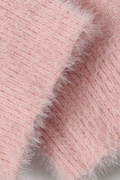 BerryBetty - V Neck Solid Color Cardigan