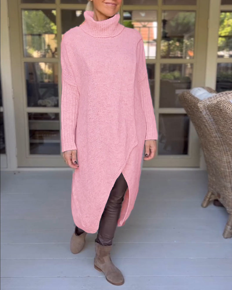 BerryBetty - High neck long pullover