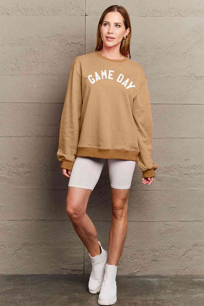 BerryBetty - Simply Love Full Size GAME DAY Graphic Sweatshirt