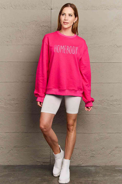 BerryBetty - Simply Love Full Size HOMEBODY Graphic Sweatshirt