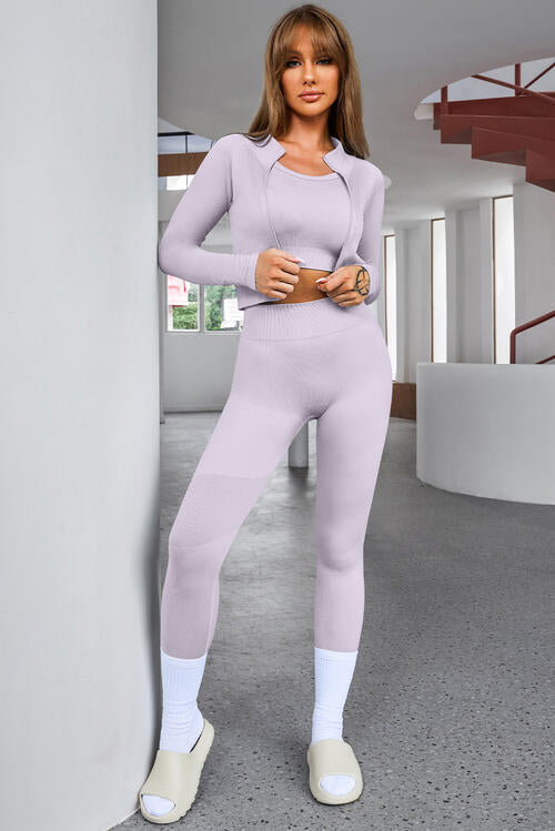 BerryBetty - Tank Cropped Active Top and Pants Set