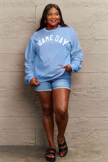 BerryBetty - Simply Love Full Size GAME DAY Graphic Sweatshirt