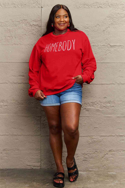 BerryBetty - Simply Love Full Size HOMEBODY Graphic Sweatshirt