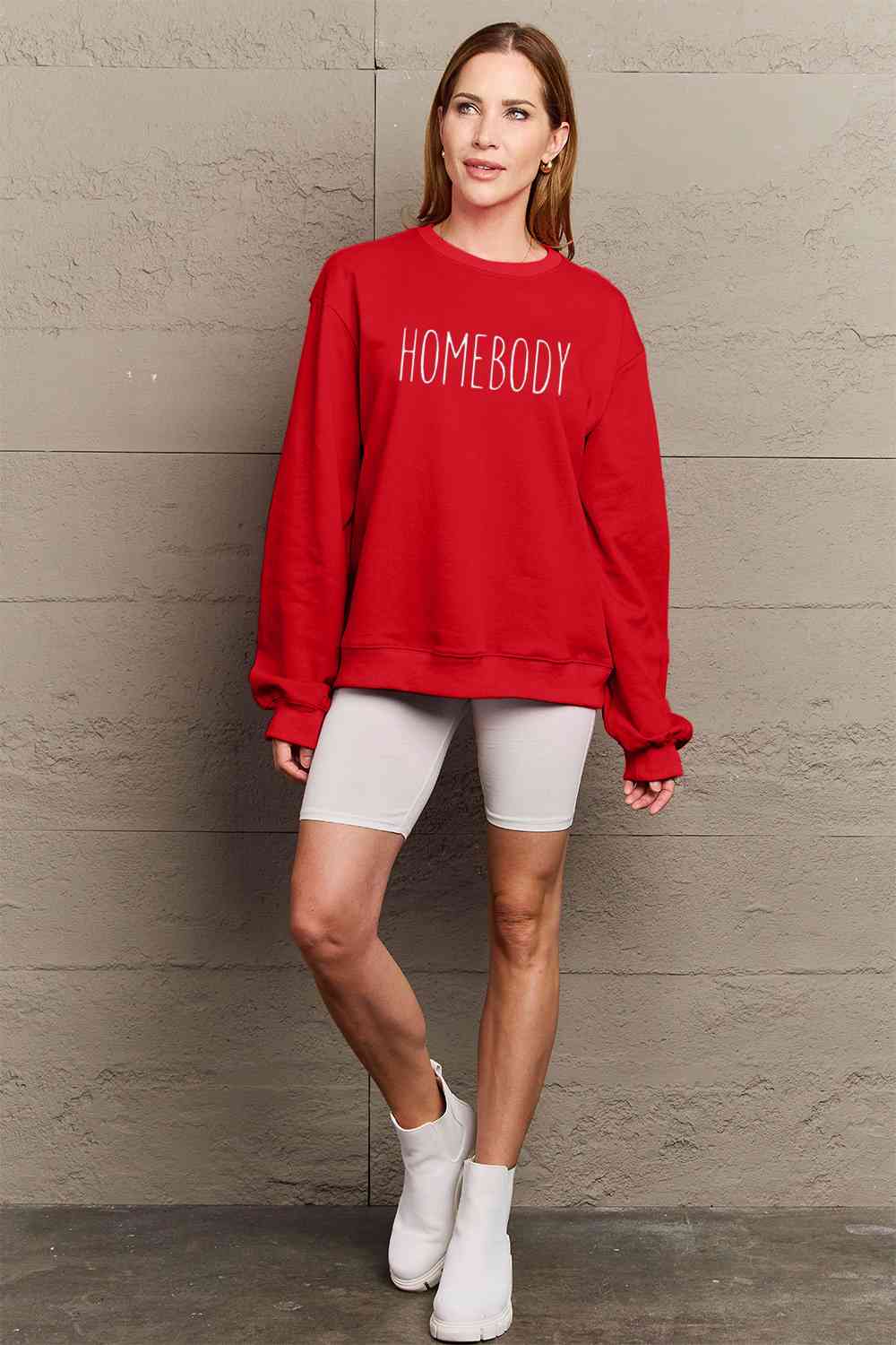 BerryBetty - Simply Love Full Size HOMEBODY Graphic Sweatshirt