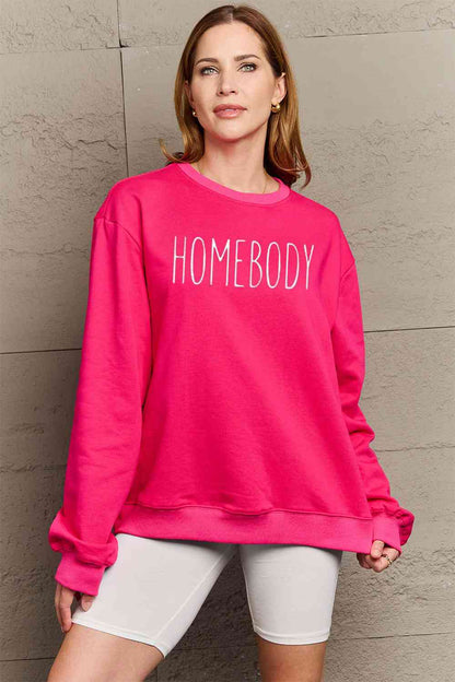 BerryBetty - Simply Love Full Size HOMEBODY Graphic Sweatshirt