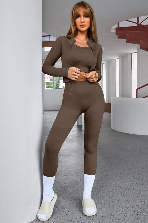 BerryBetty - Tank Cropped Active Top and Pants Set