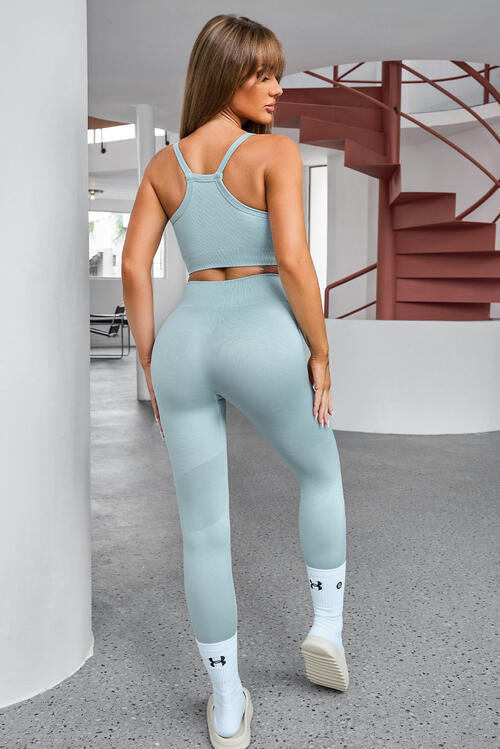 BerryBetty - Tank Cropped Active Top and Pants Set