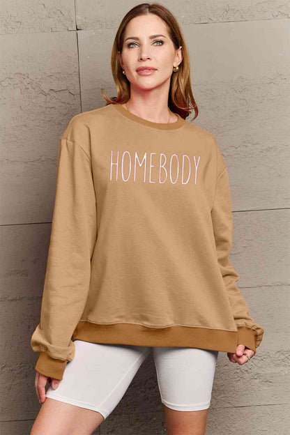 BerryBetty - Simply Love Full Size HOMEBODY Graphic Sweatshirt