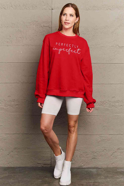 BerryBetty - Simply Love Full Size Graphic Round Neck Sweatshirt