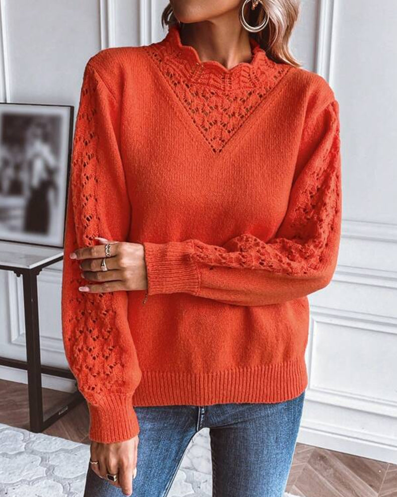 BerryBetty - Solid Color Casual Pullover