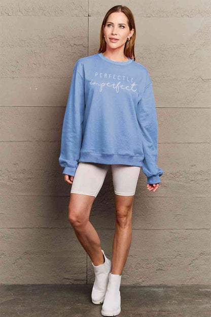 BerryBetty - Simply Love Full Size Graphic Round Neck Sweatshirt