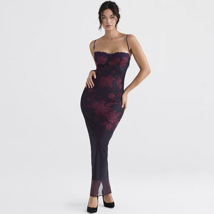 BerryBetty - Victoria Print Long Dress