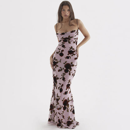 BerryBetty - Victoria Print Long Dress