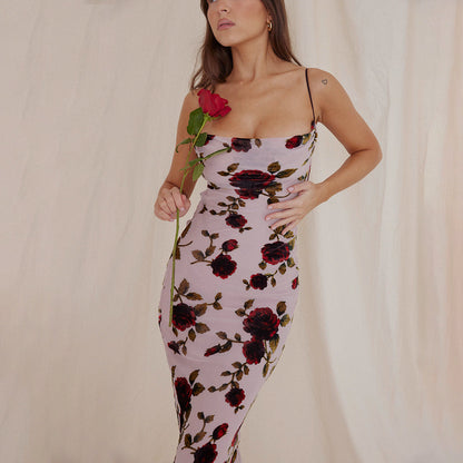 BerryBetty - Victoria Print Long Dress