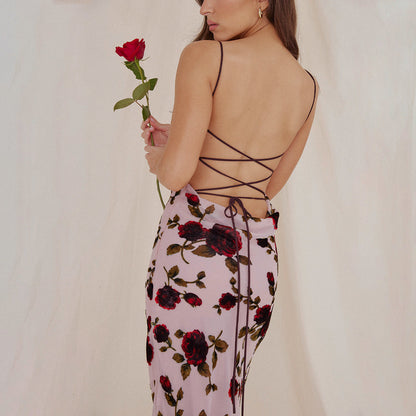 BerryBetty - Victoria Print Long Dress