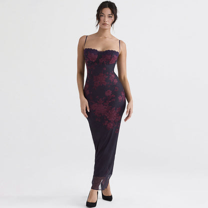 BerryBetty - Victoria Print Long Dress