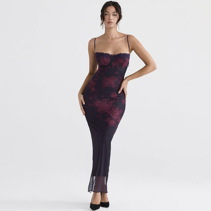 BerryBetty - Victoria Print Long Dress
