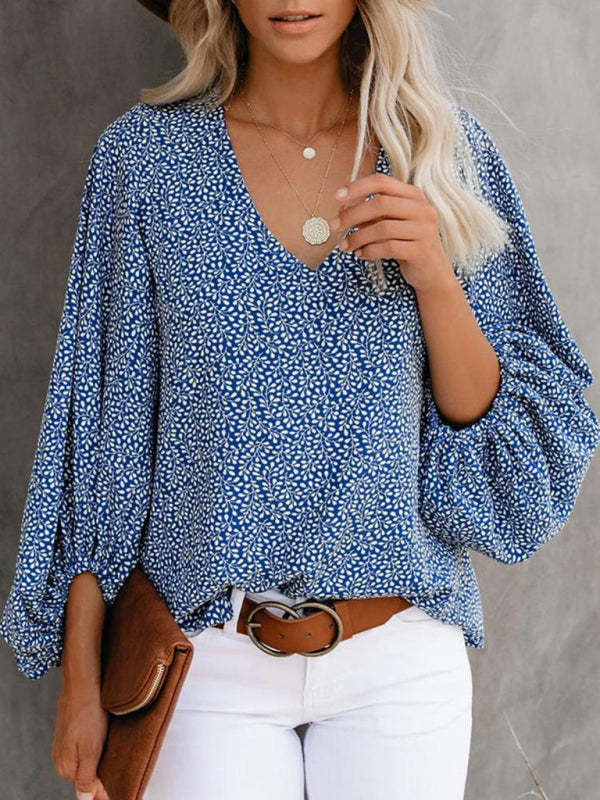 BerryBetty - Women's Floral Long Sleeve Blouse womens shirts