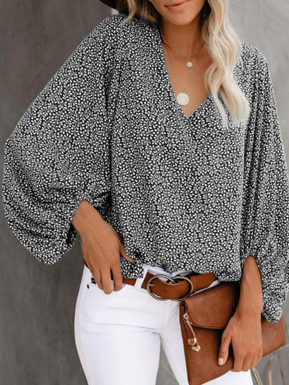 BerryBetty - Women's Floral Long Sleeve Blouse womens shirts