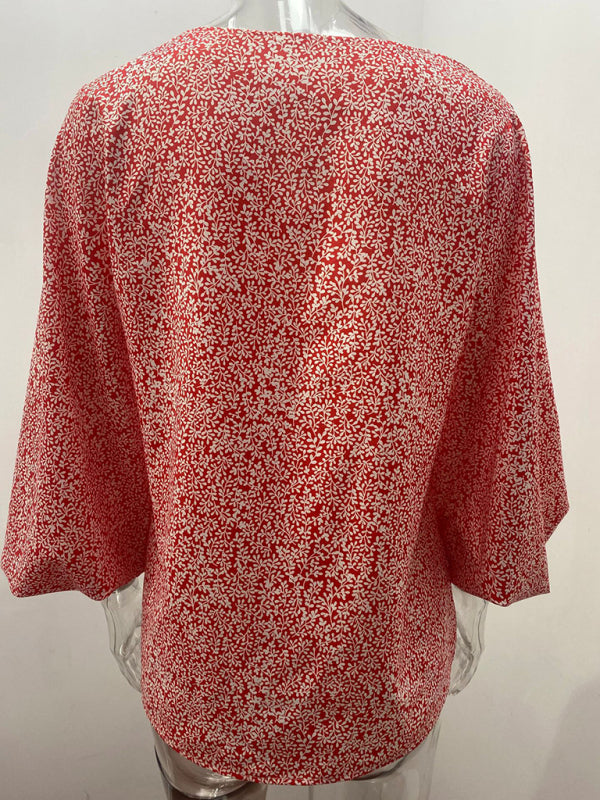 BerryBetty - Women's Floral Long Sleeve Blouse womens shirts