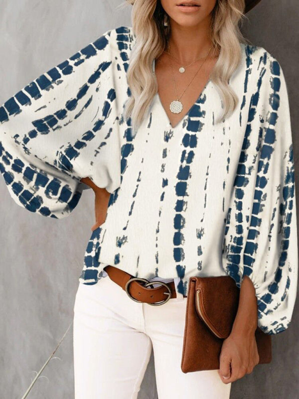 BerryBetty - Women's Floral Long Sleeve Blouse womens shirts