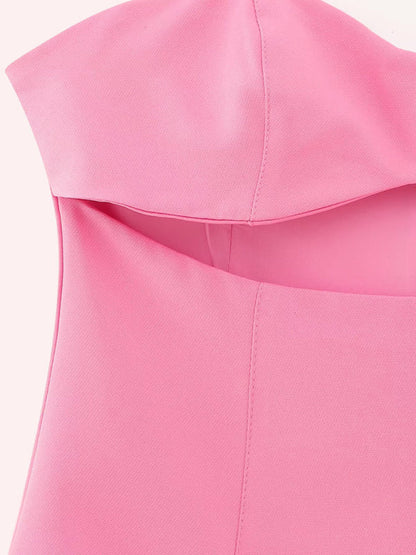 BerryBetty - Women's New Open Design Tube Top Vest
